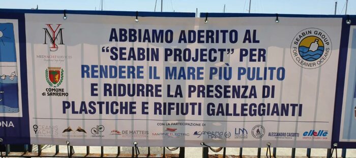Our contribution to the new Seabin – Portovecchio, Sanremo