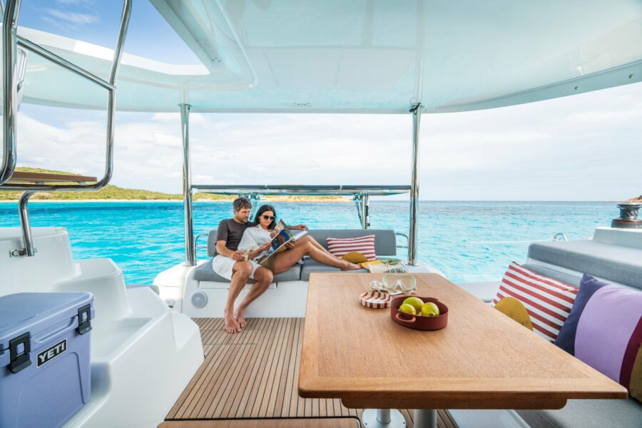 Lagoon 38 living spaces